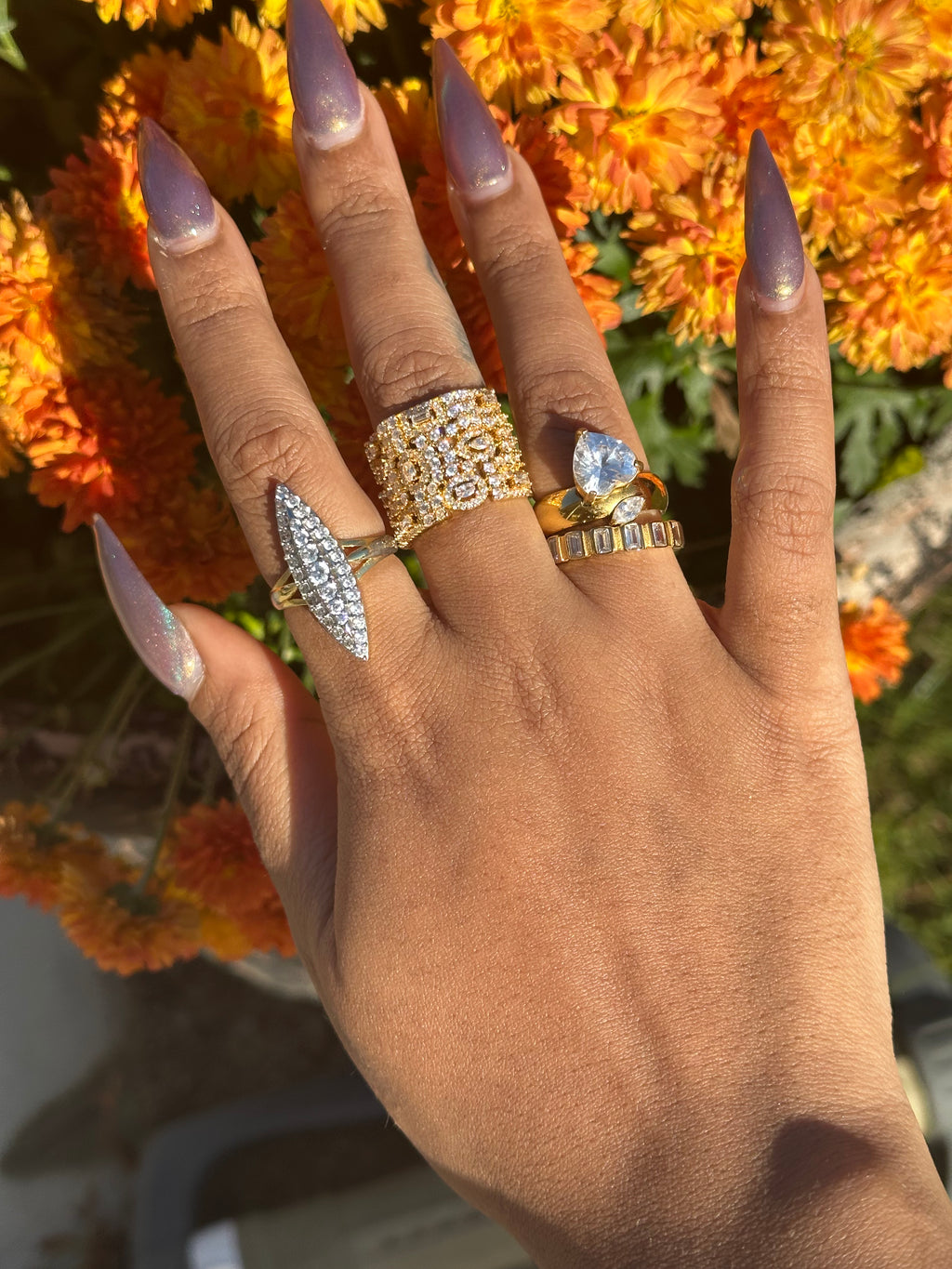 “Heart Drop” Ring