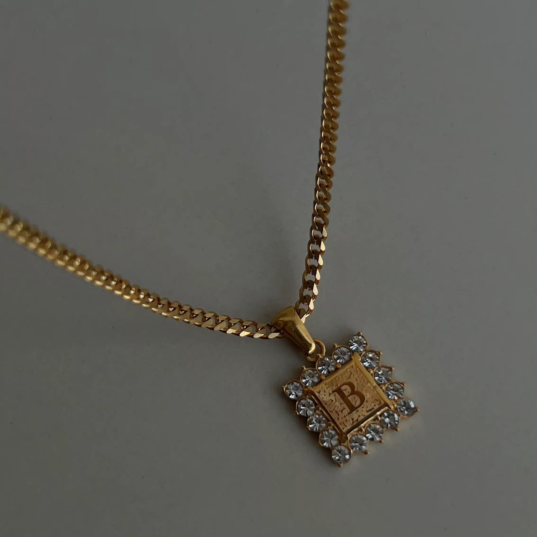 “Stamped In Gold” Custom Necklace