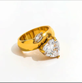 “Heart Drop” Ring