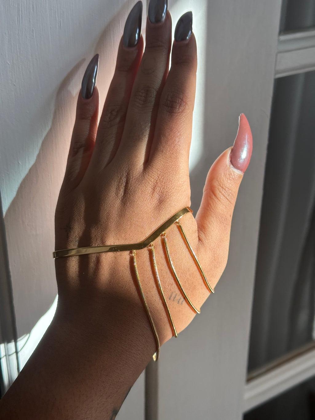 “Draped in Gold” Hand Cuff