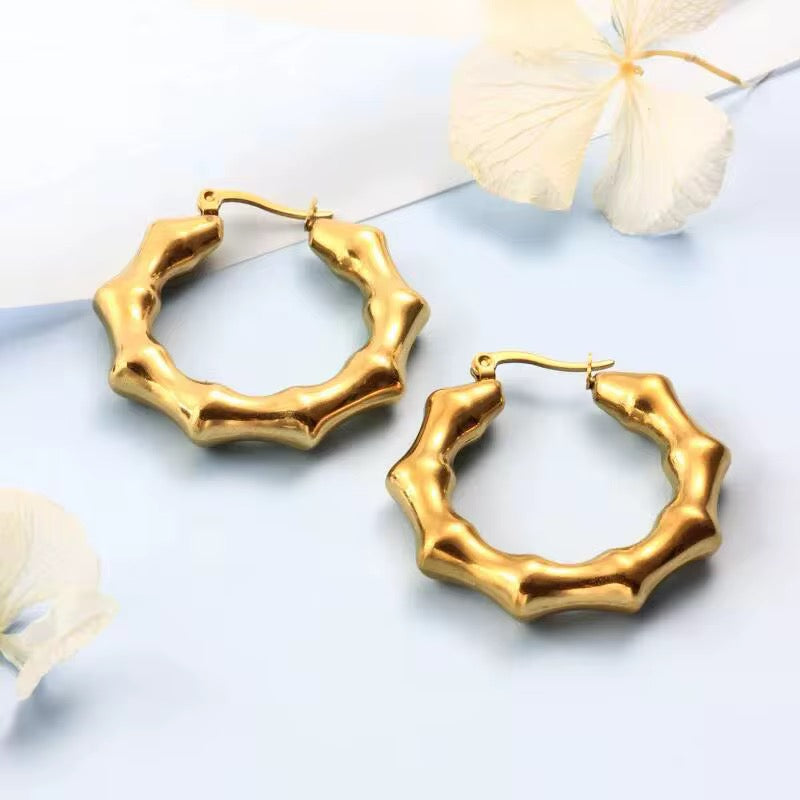 “Honey Pleez” Hoop Earrings