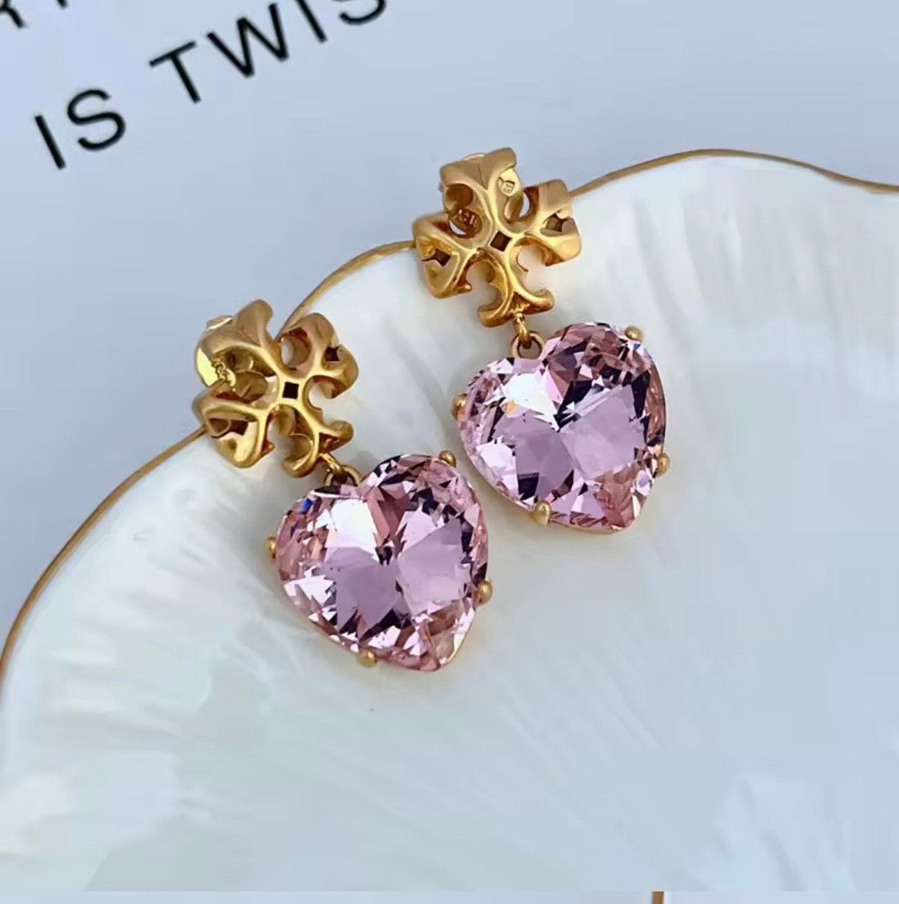 “Tory’s Heart” Earrings