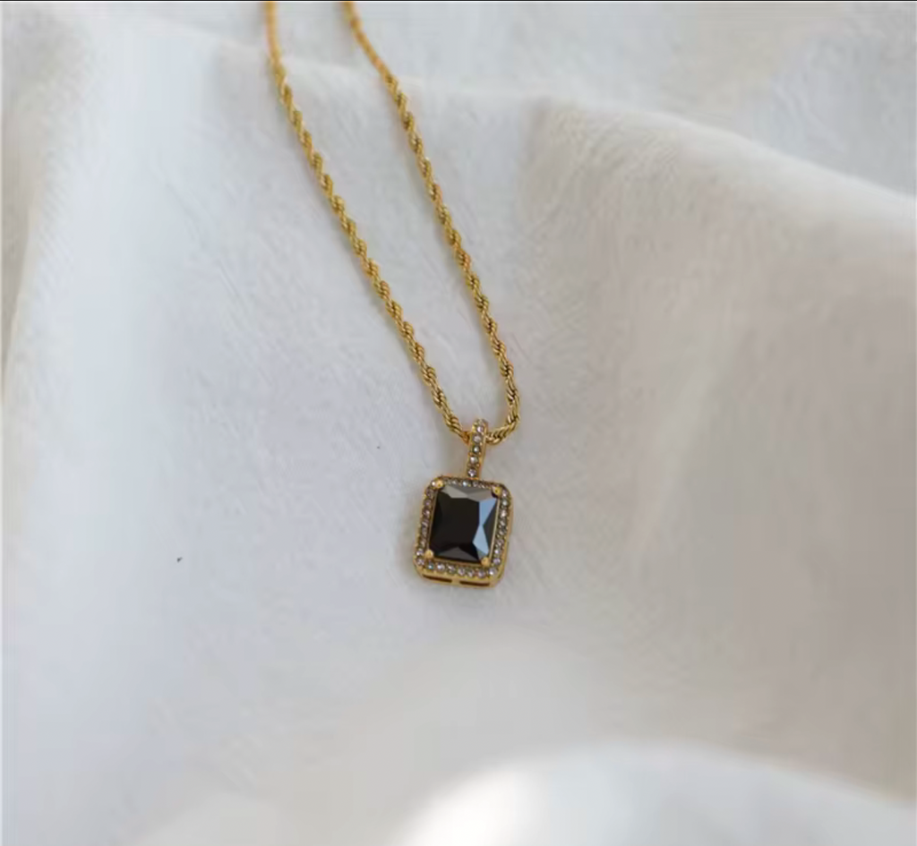 "Emerald Shades" Necklace