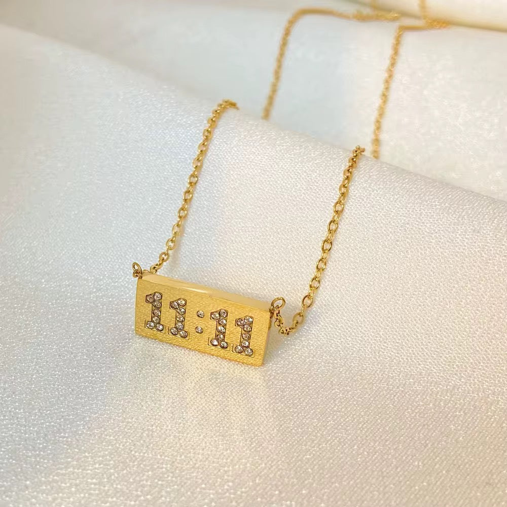 “It’s 11:11” Necklace