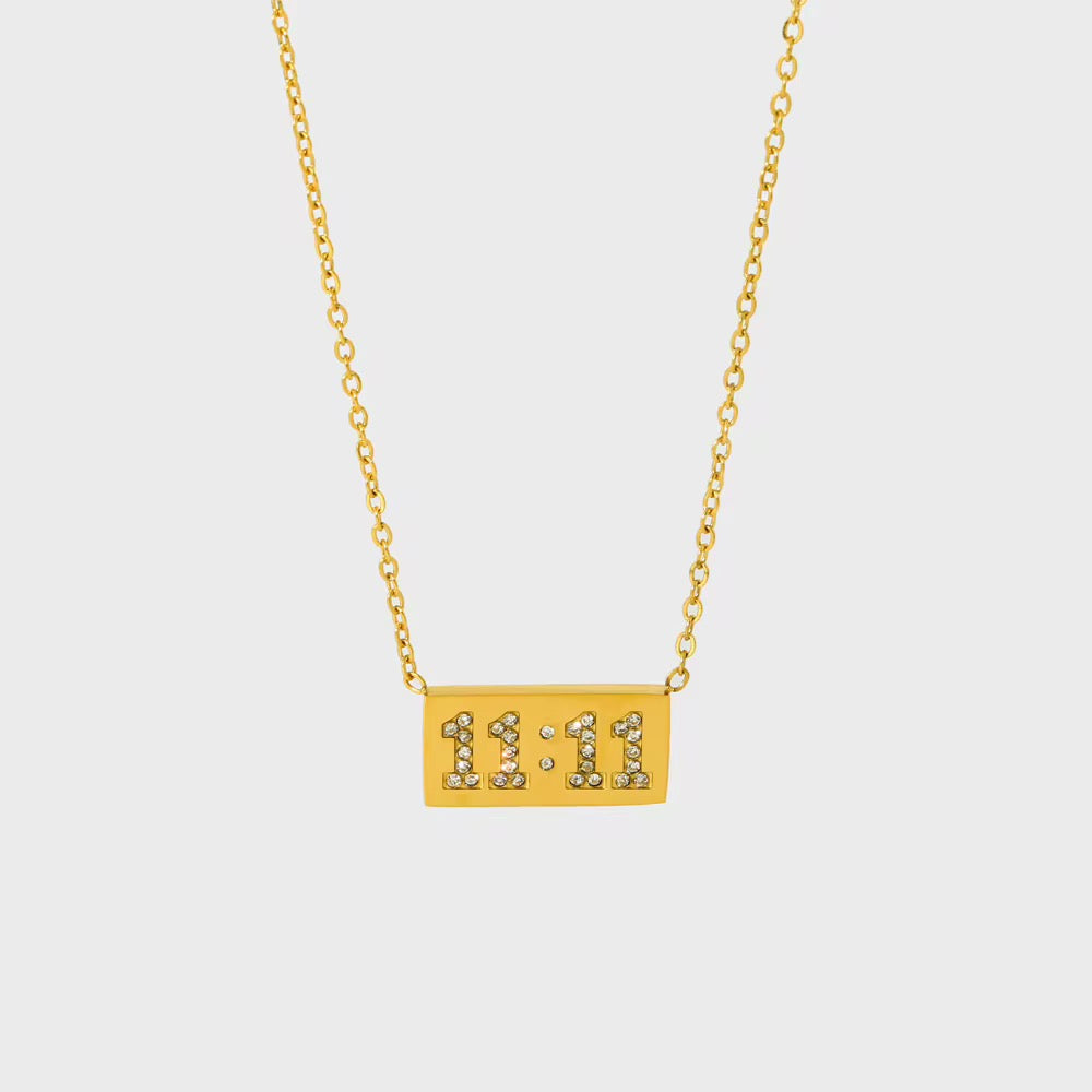 “It’s 11:11” Necklace