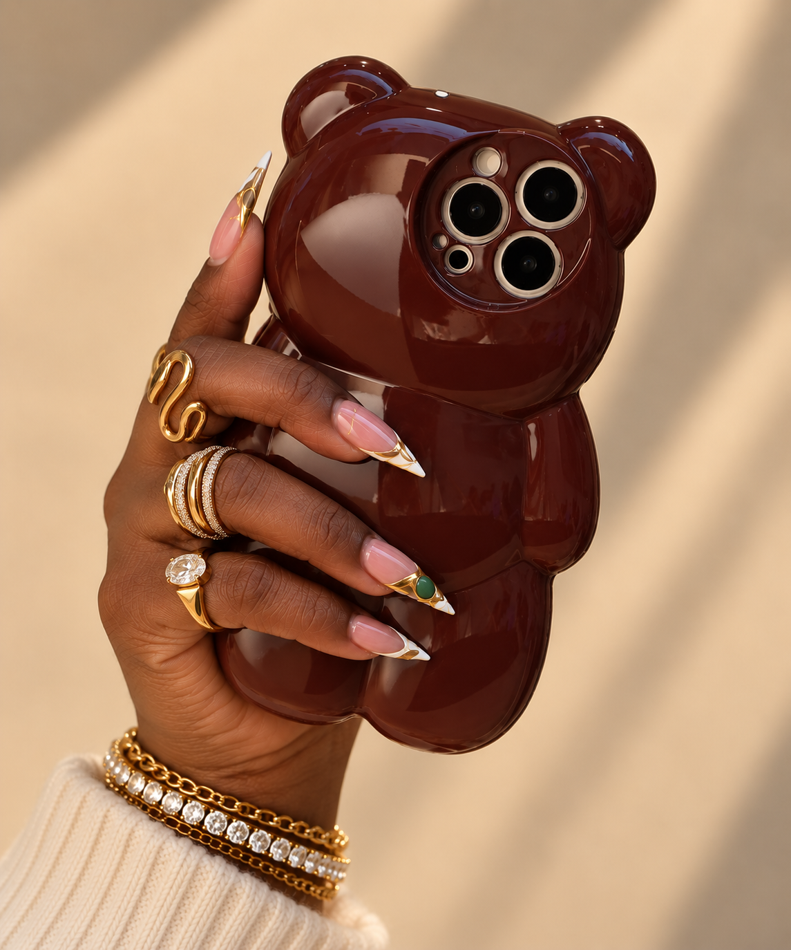 “Bear with Me” iPhone Case