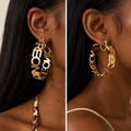 “On Repeat” Custom Hoop Earrings