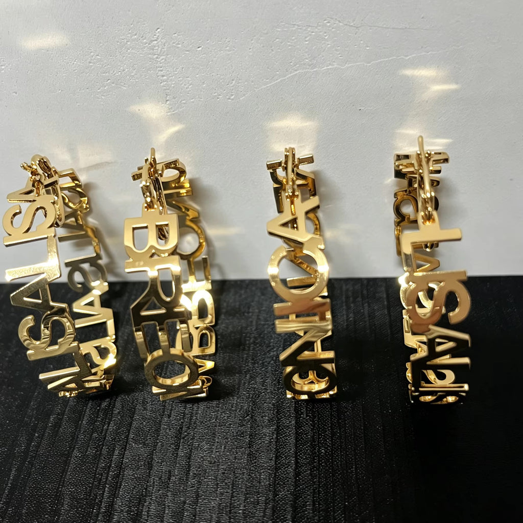 “On Repeat” Custom Hoop Earrings