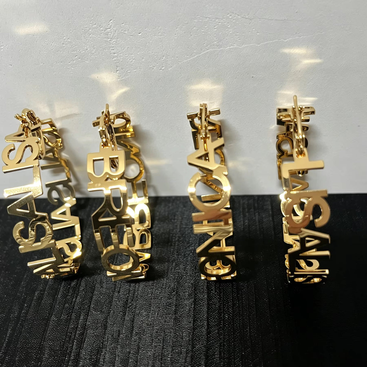 “On Repeat” Custom Hoop Earrings