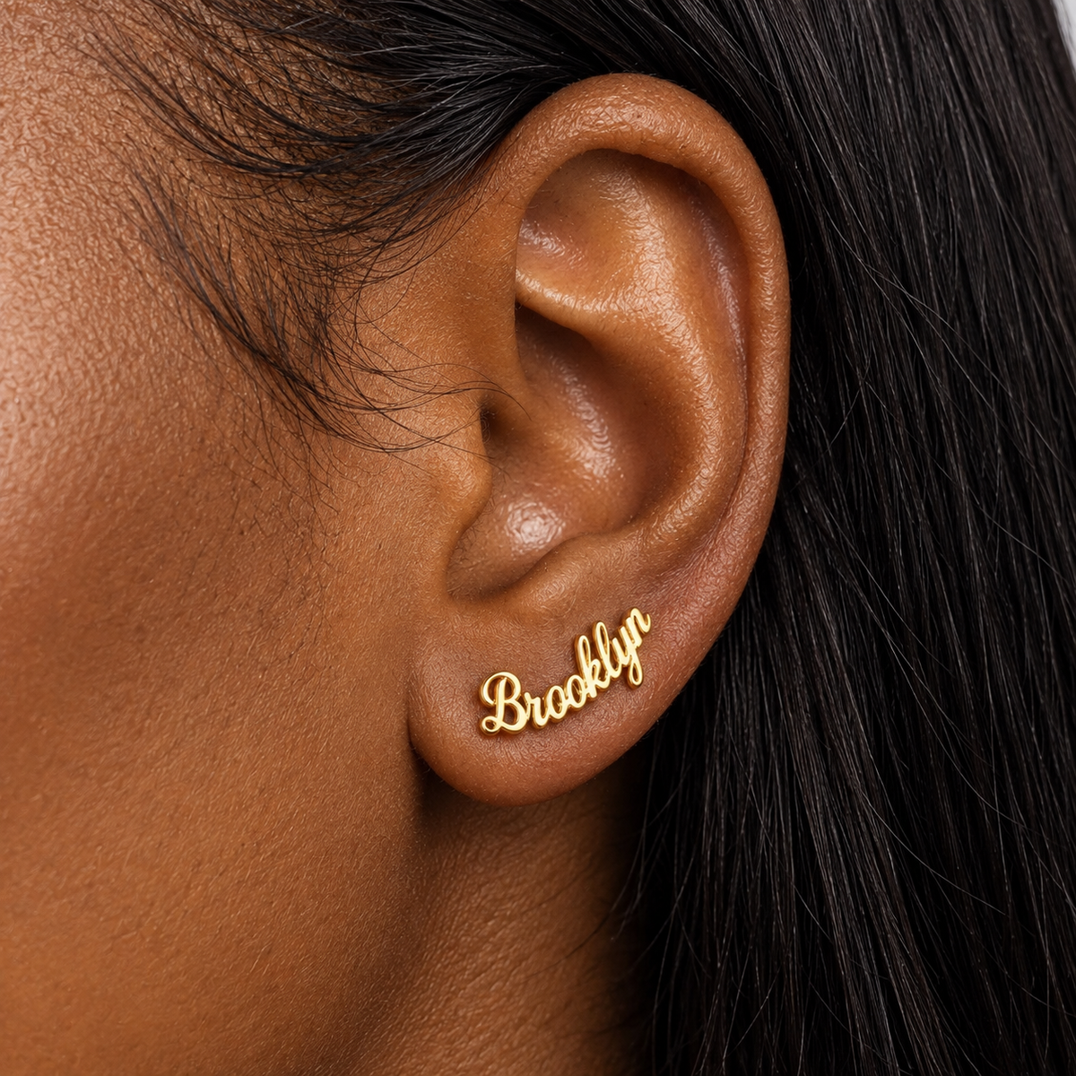 “Spell It Out” Custom Earrings