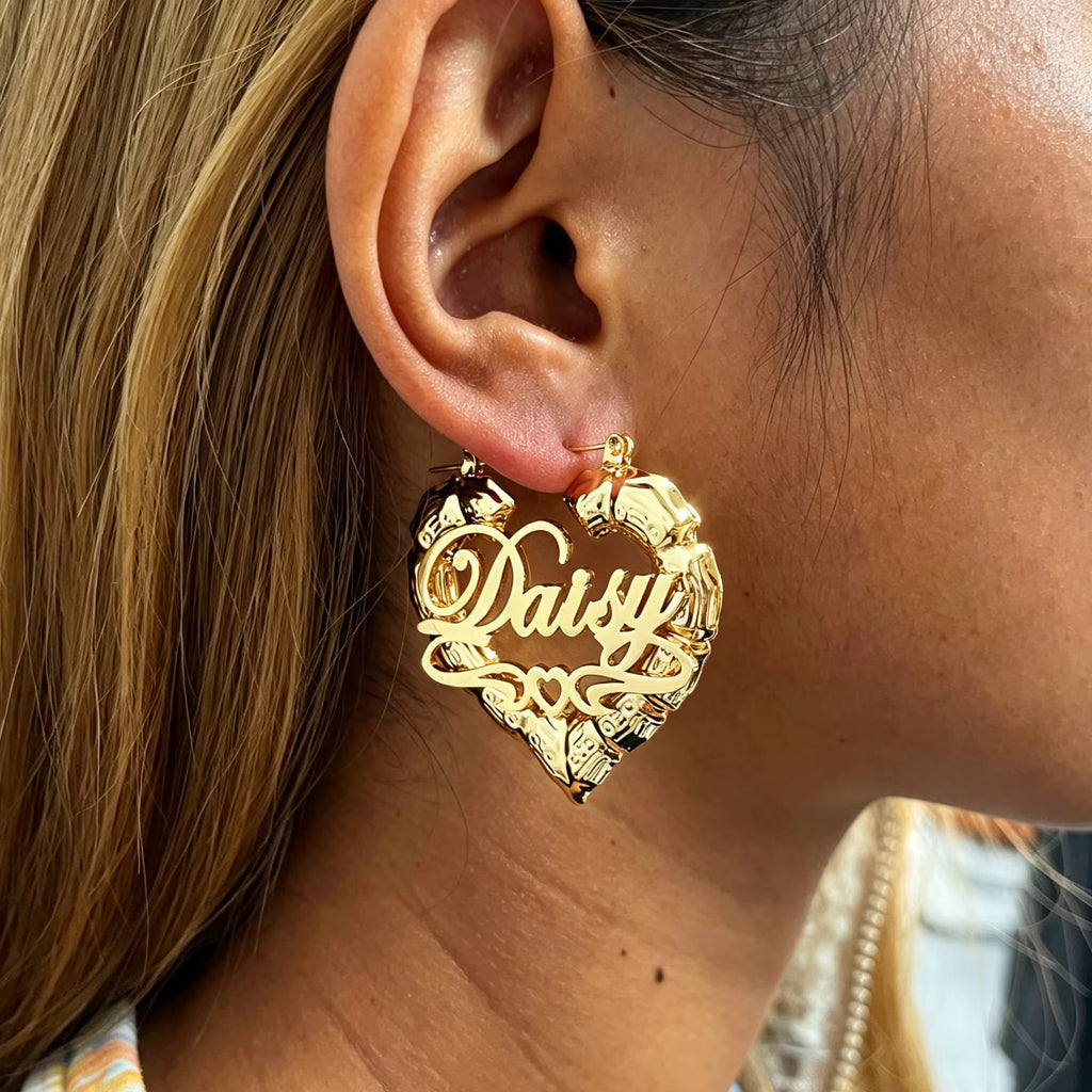 “Heart Knockers” Custom Earrings