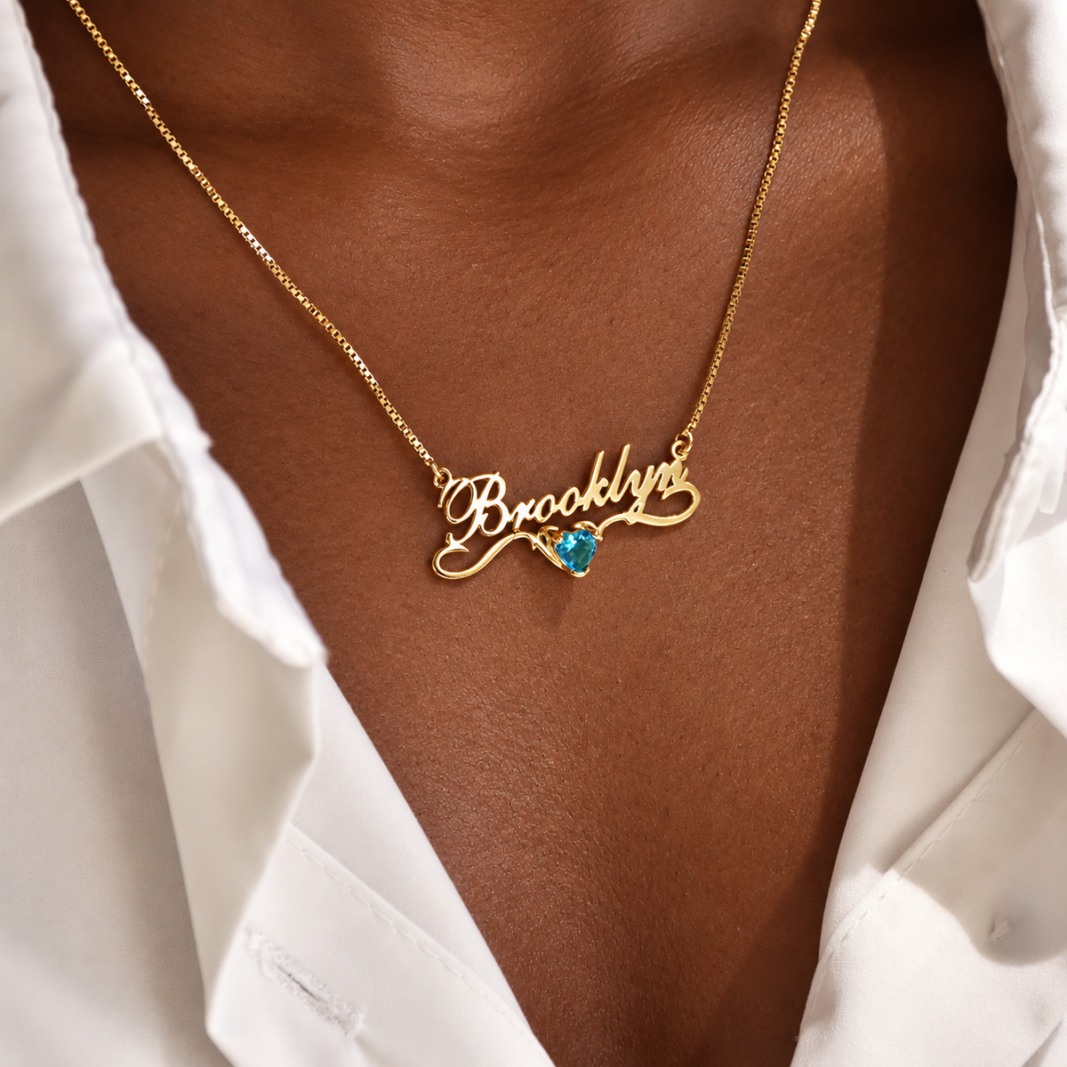 “For Keeps” Birthstone Custom Necklace