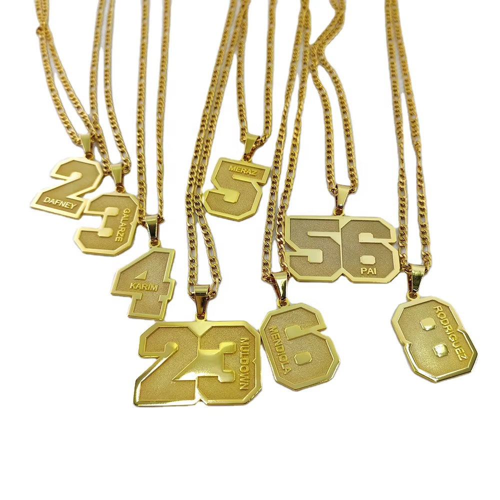 “Favorite Player” Custom Necklace (unisex)