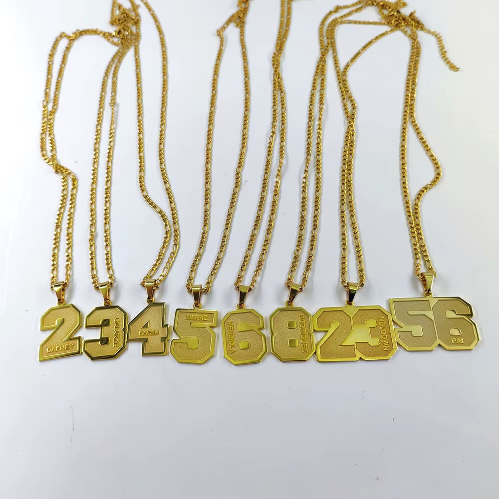 “Favorite Player” Custom Necklace (unisex)