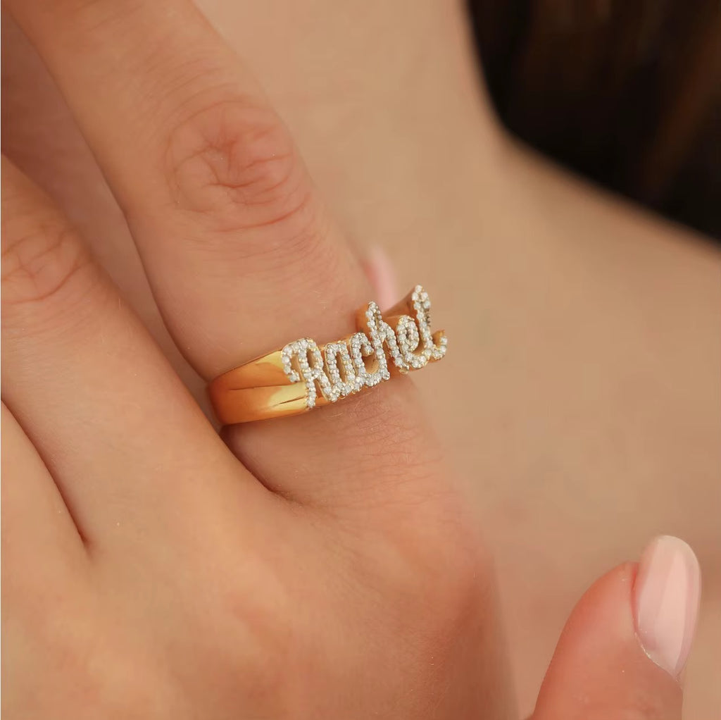 “Flawless” Custom Moissanite Ring