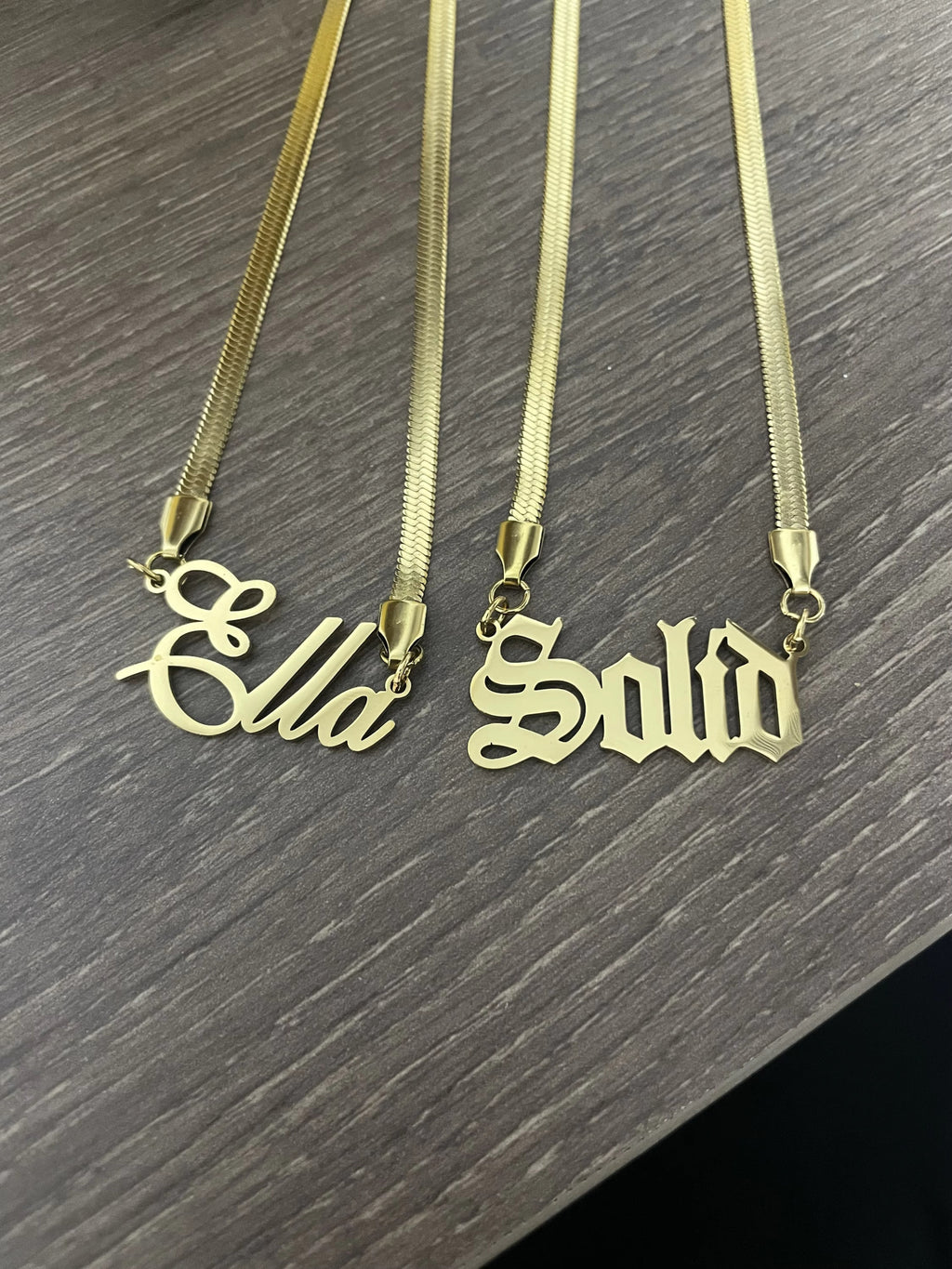 "Solid Plates" Custom Neck Piece