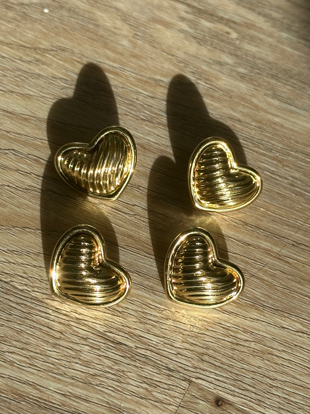 “Heart of Gold” Earrings