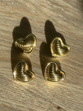 “Heart of Gold” Earrings
