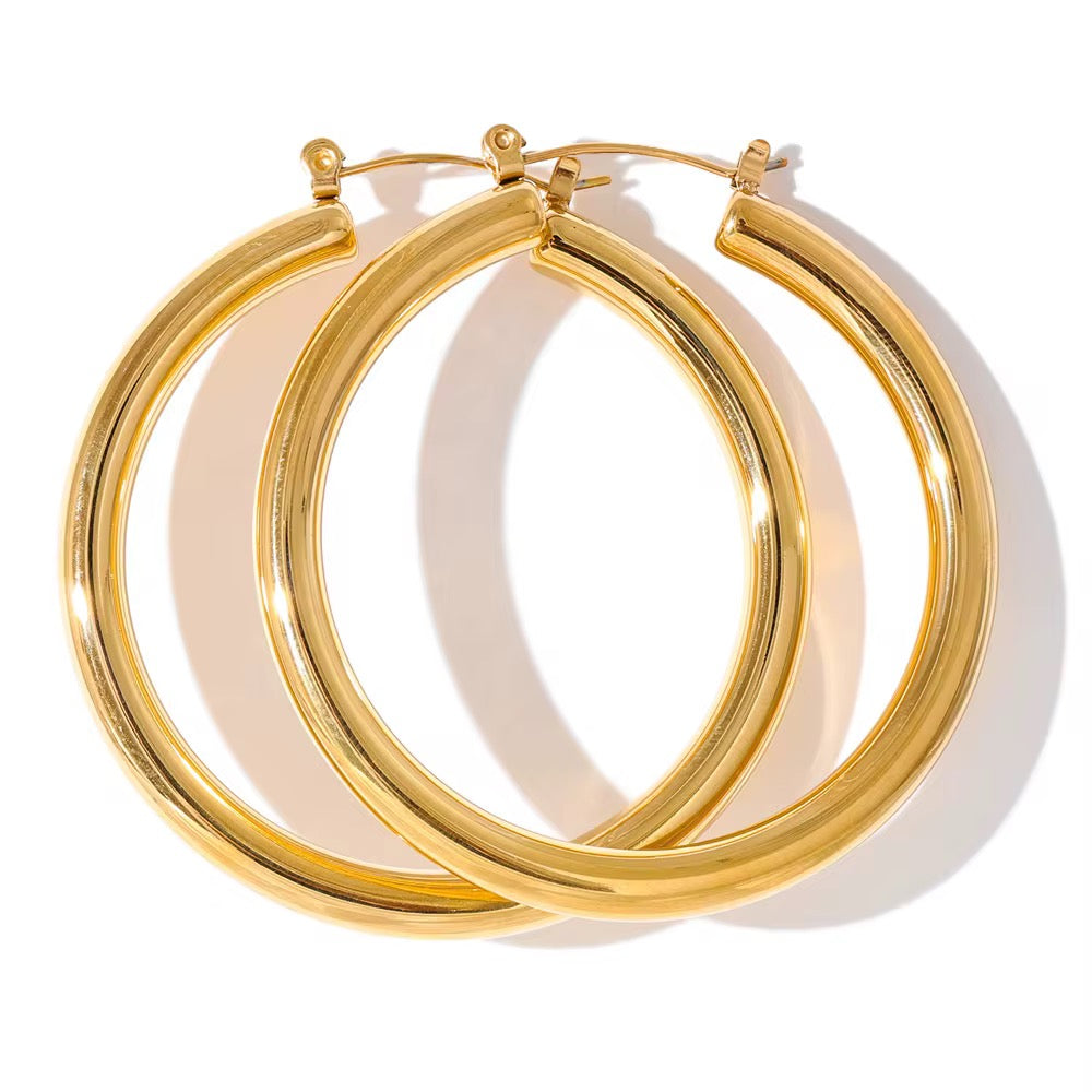 “Everyday…” Hoop Earrings 53MM
