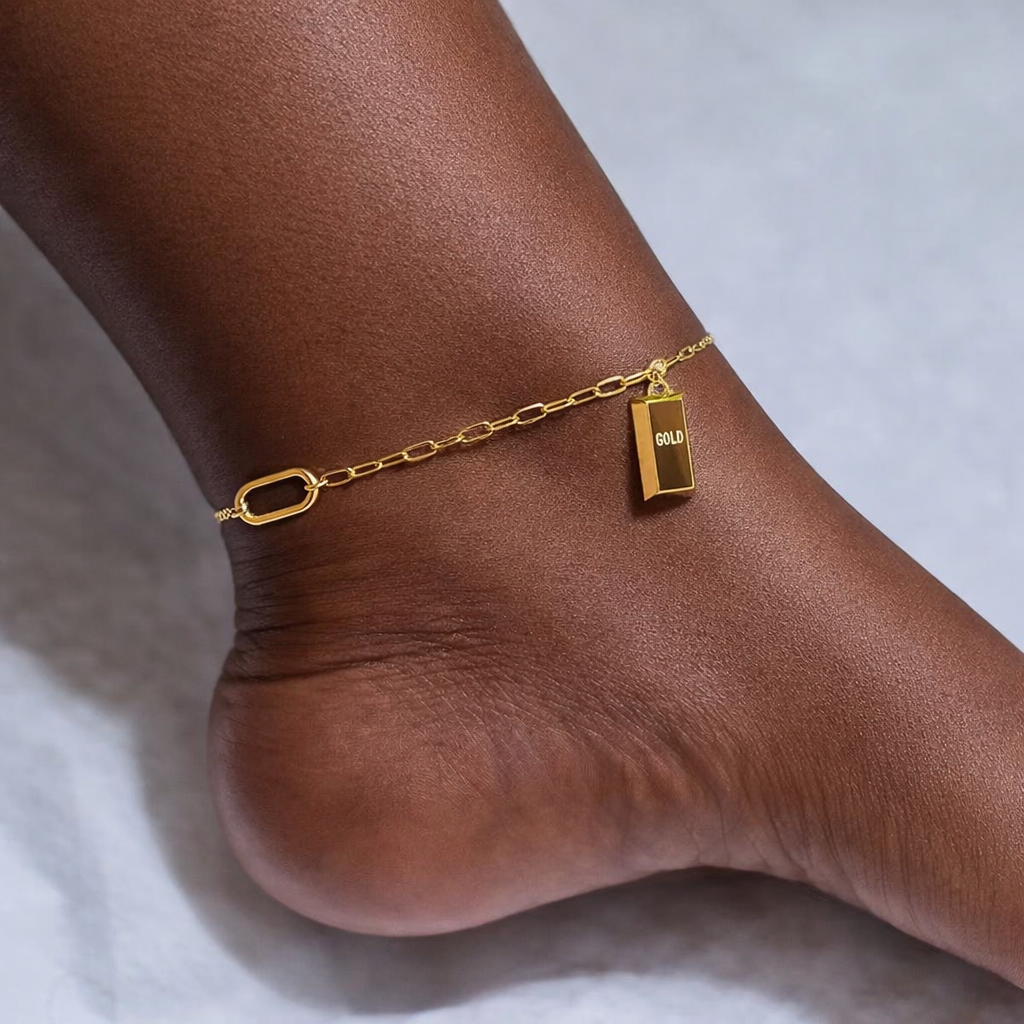 “Gold Bar” Anklet