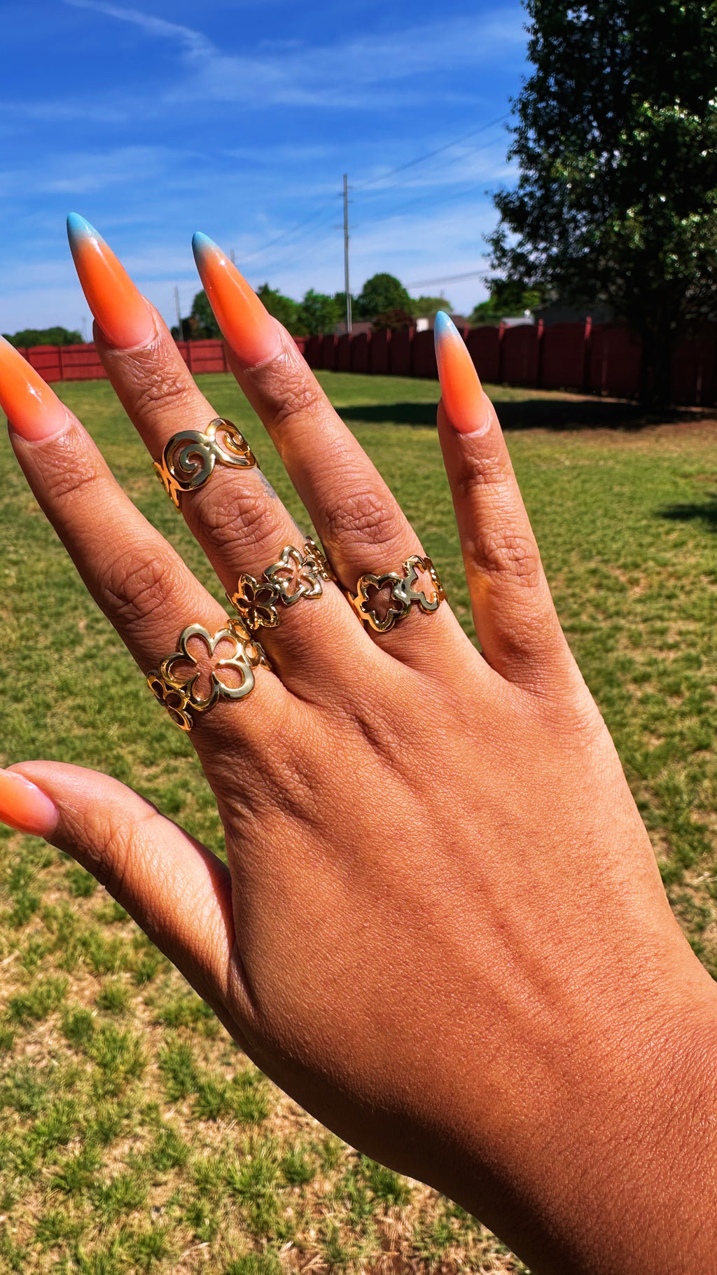 “Bloom Theory” Ring Set