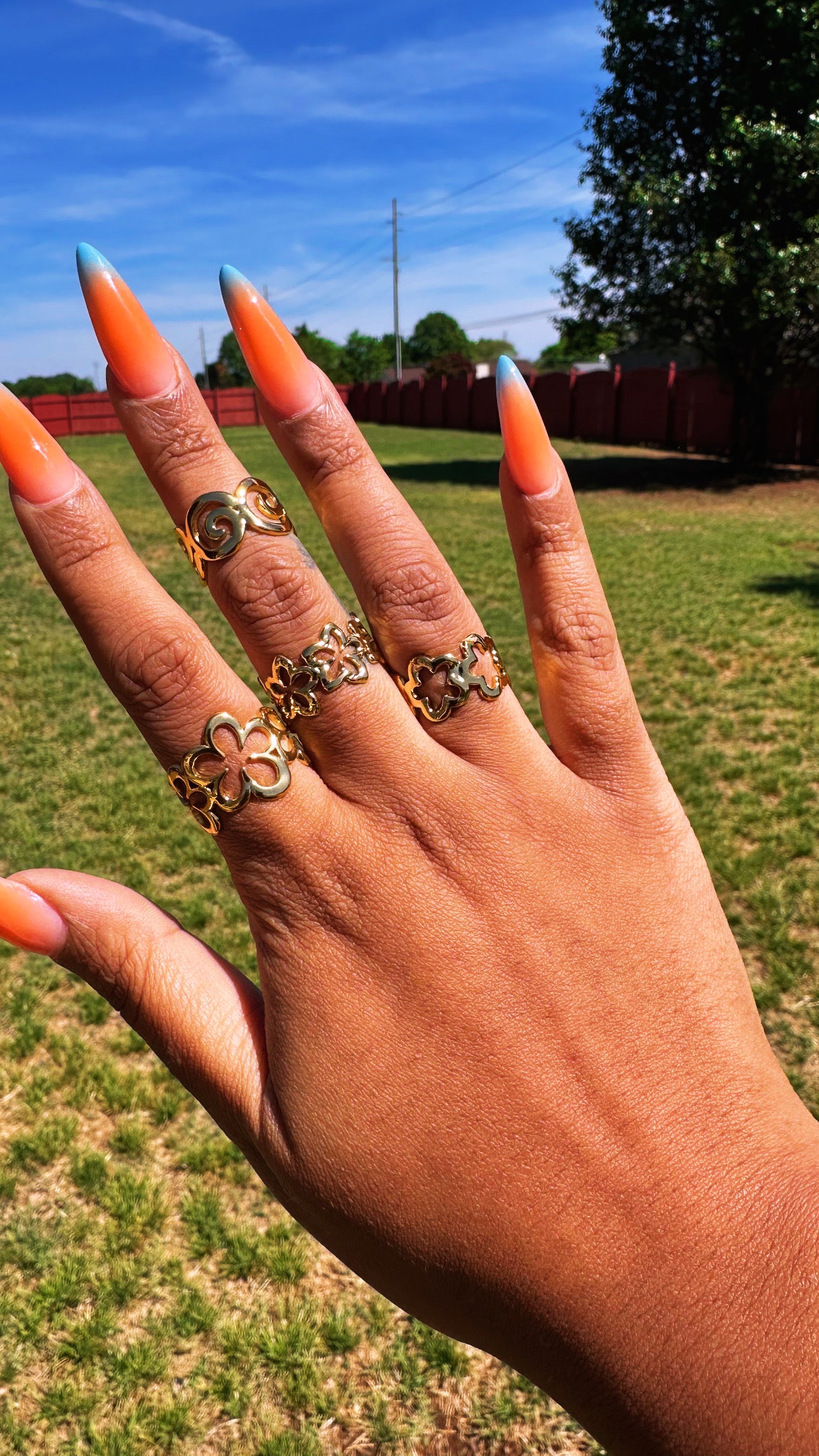 “Bloom Theory” Ring Set