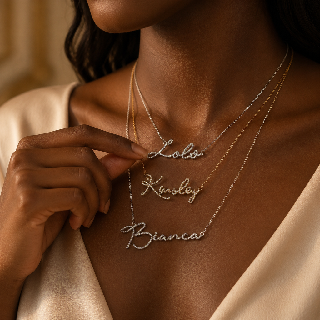 “Frosted” Custom Necklace