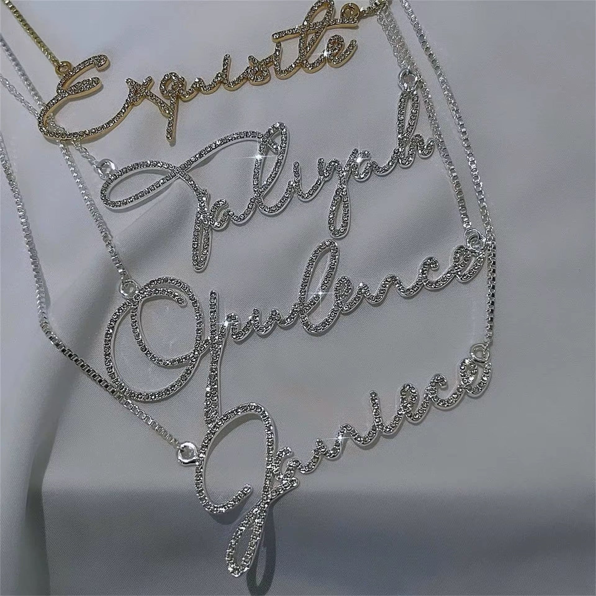 “Frosted” Custom Necklace