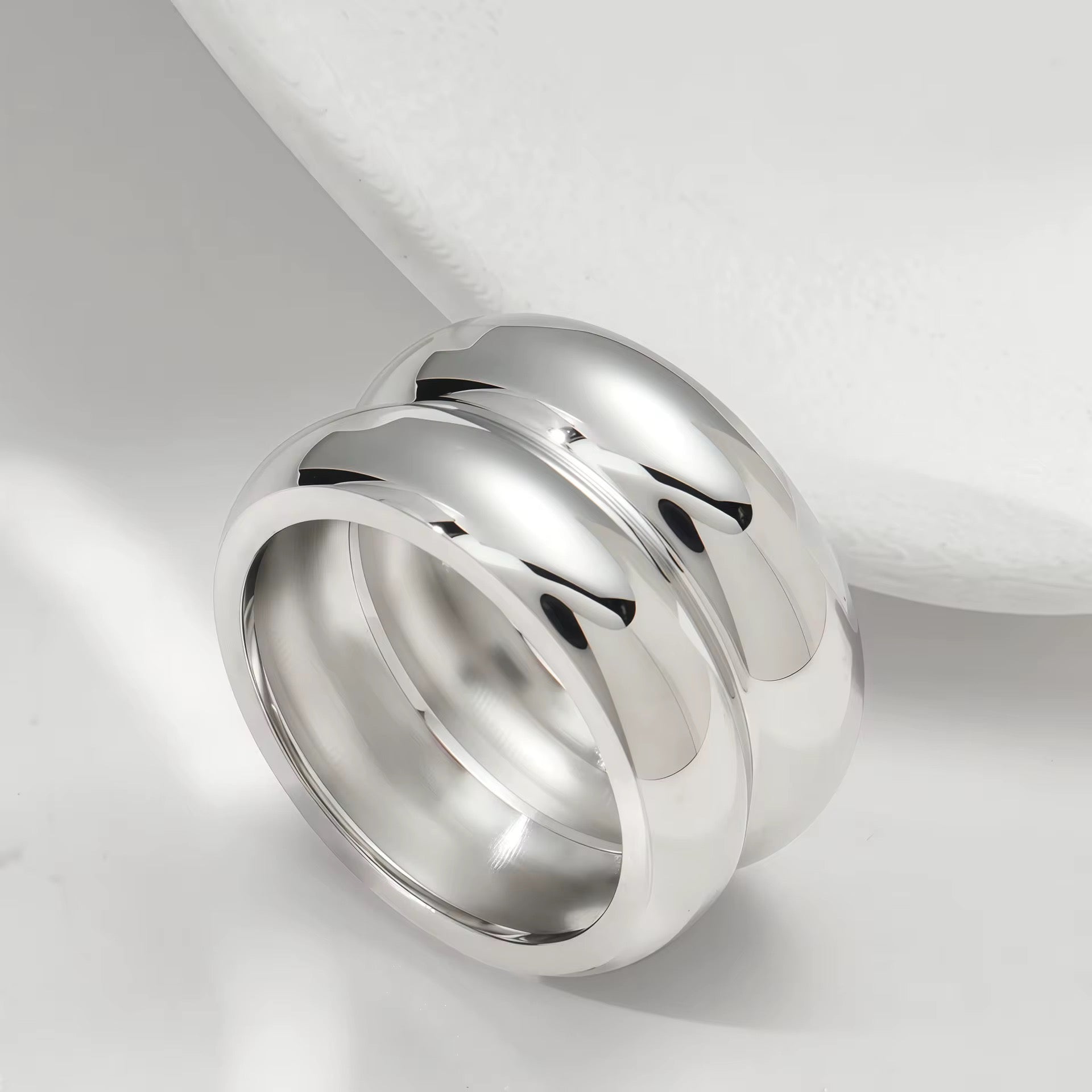 "2 Stacks" Ring
