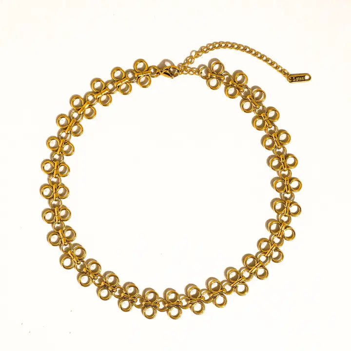 "Round After Round After..." Choker Necklace