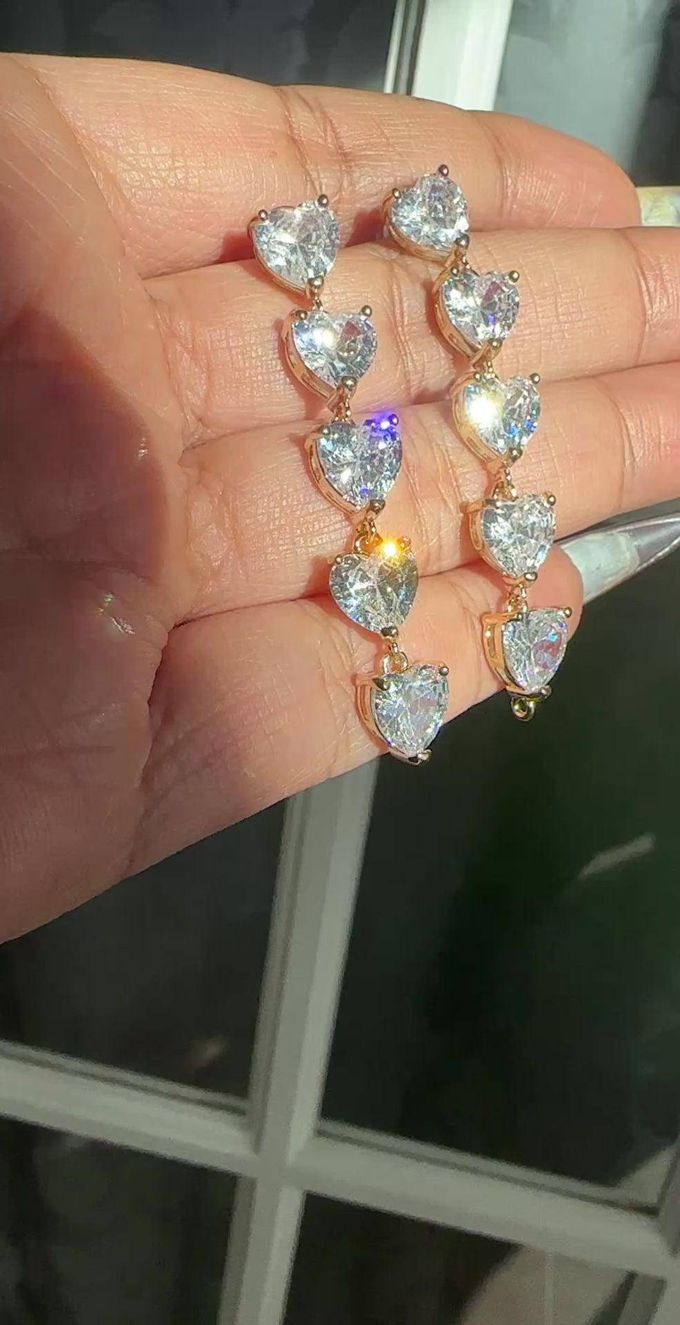 “5 Heart Beats” Earrings