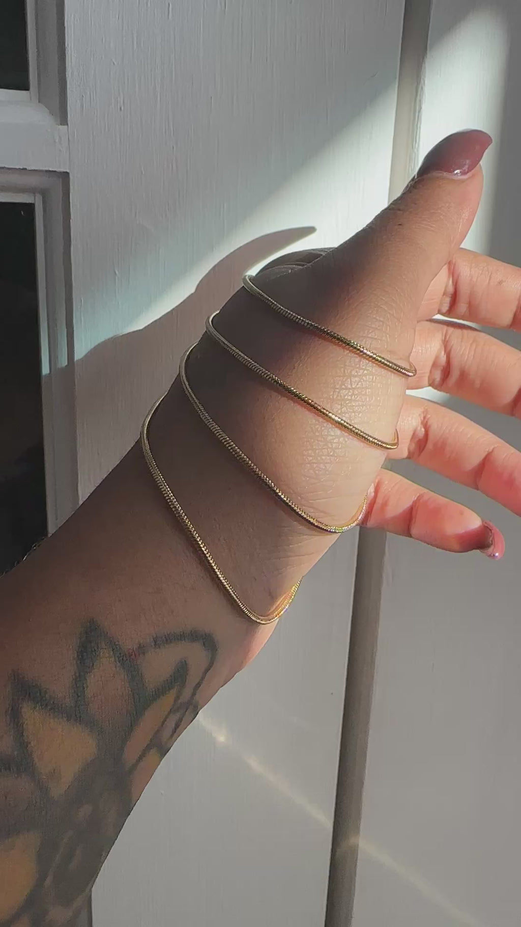 “Draped in Gold” Hand Cuff