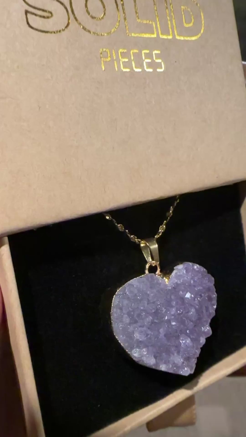 “Amethyst Heart” Necklace