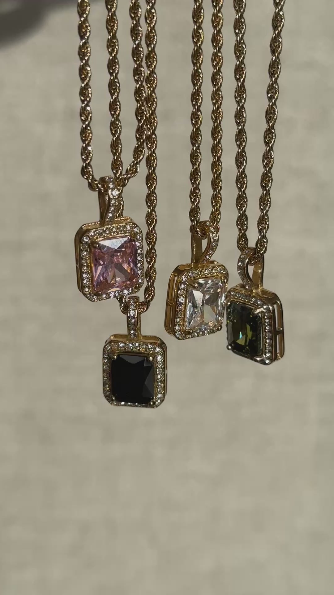 "Emerald Shades" Necklace