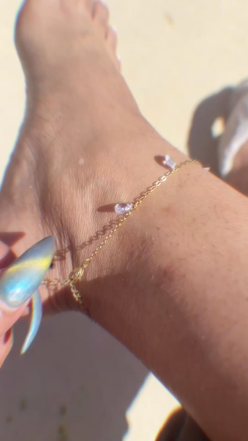 “Boy Tears” Anklet
