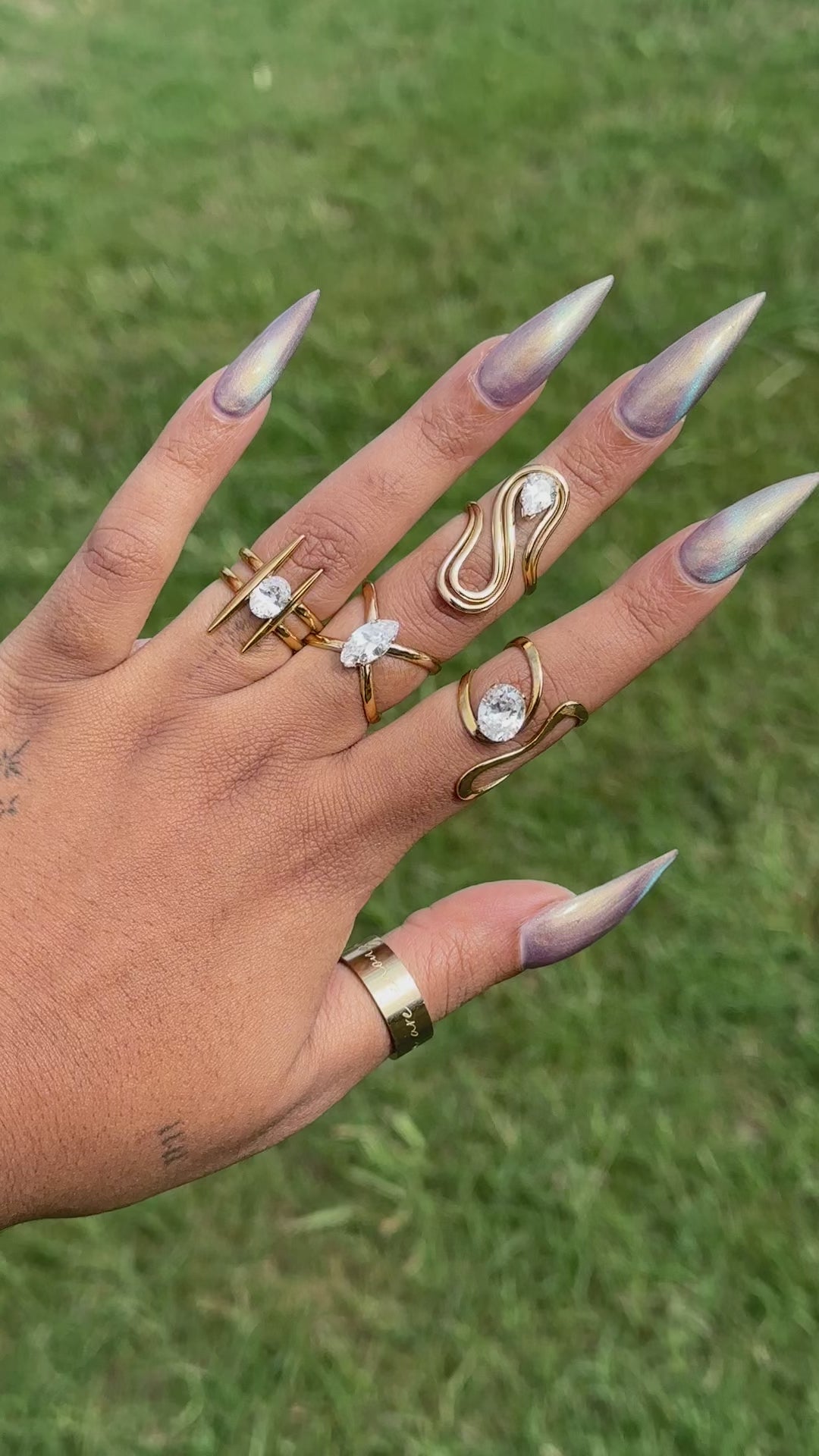 "Get IT Girl" Ring Set