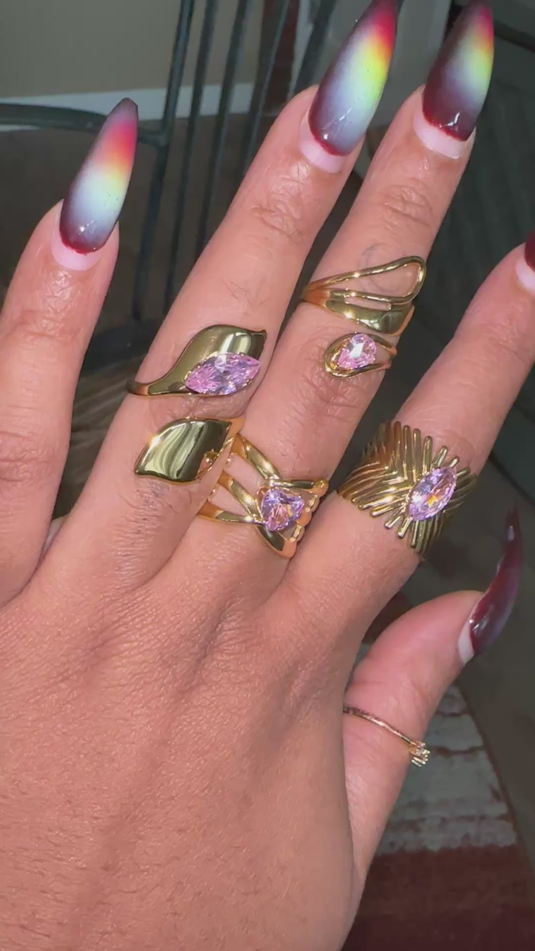 "Get IT Girl" Ring Set