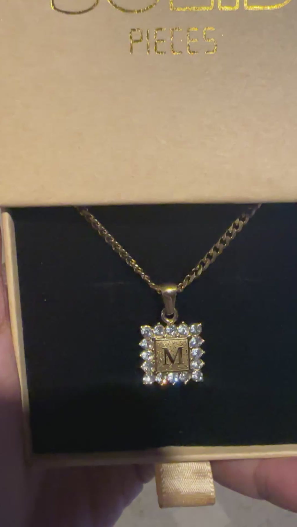 “Stamped In Gold” Custom Necklace