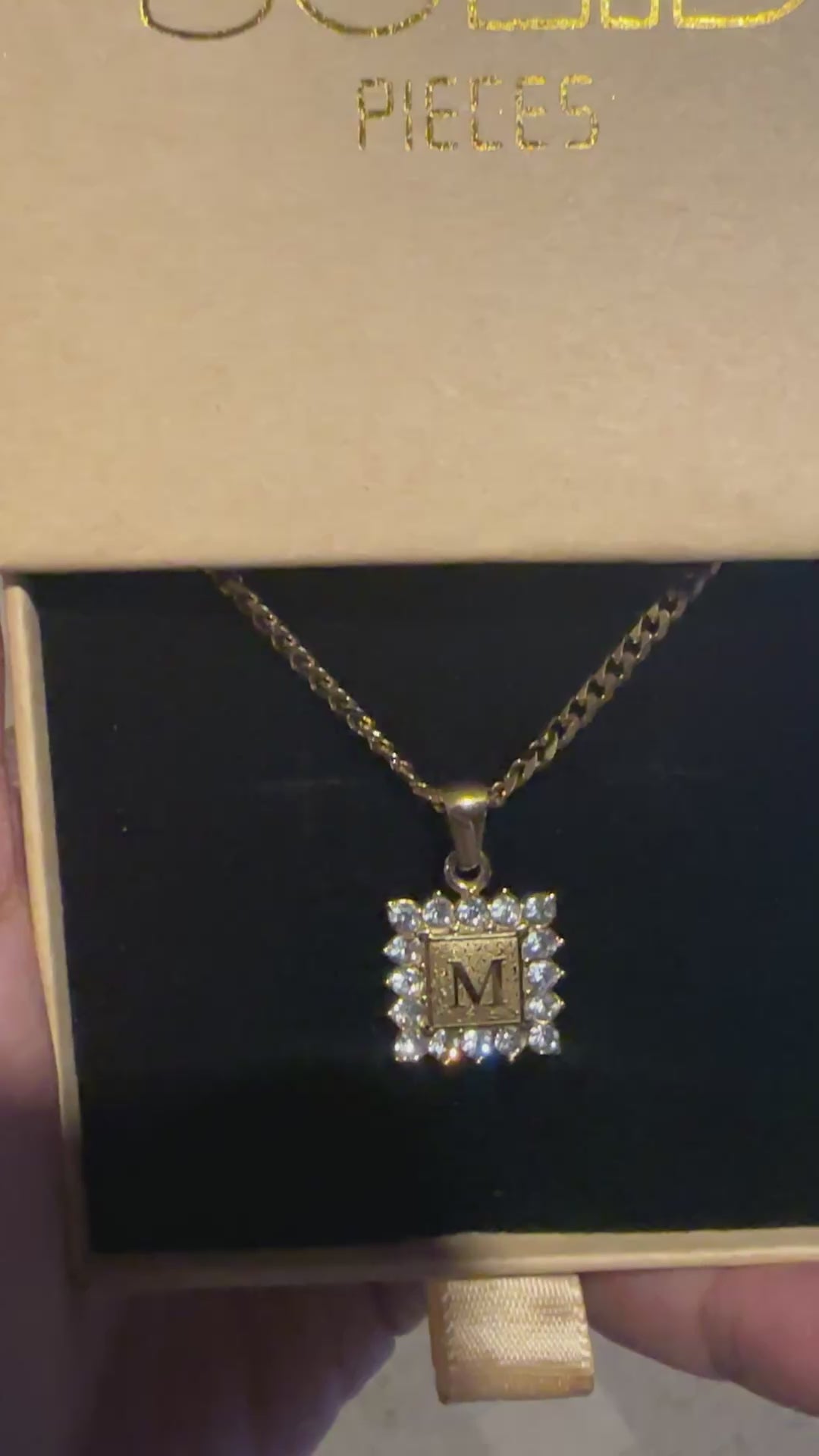 “Stamped In Gold” Custom Necklace