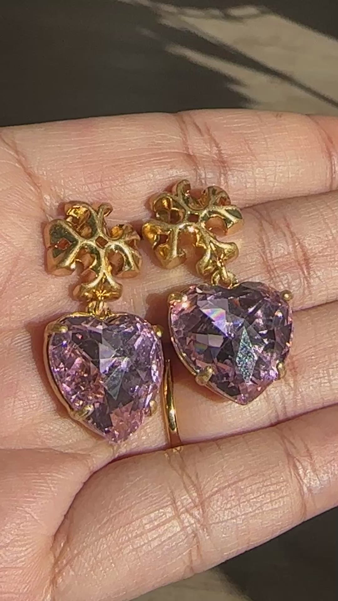 “Tory’s Heart” Earrings