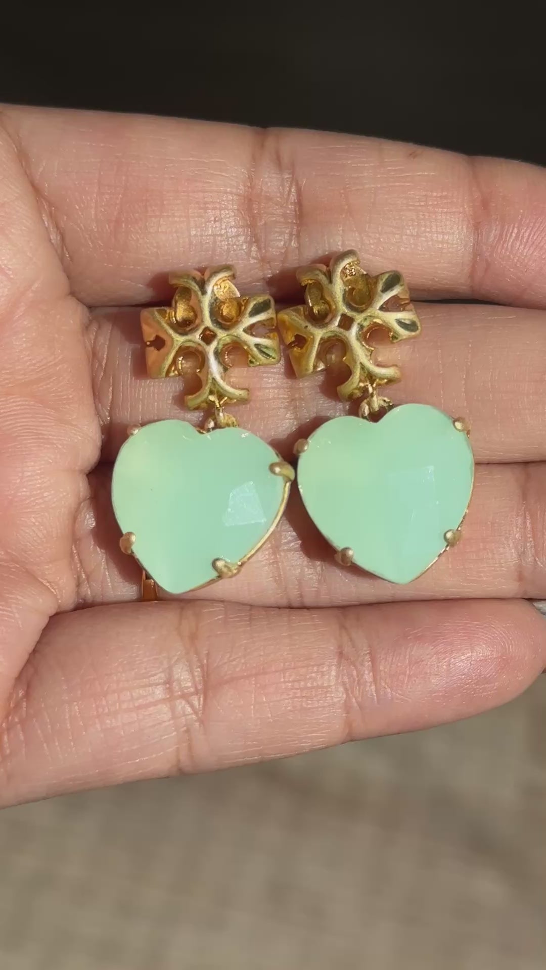 “Tory’s Heart” Earrings